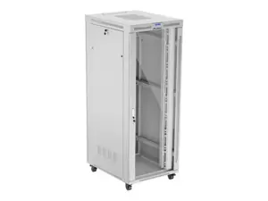 Lanberg Rack cabinet 19" free-standing 42U/800x1000 (flat pack) with glass door lCD V2, grey | Lanb…