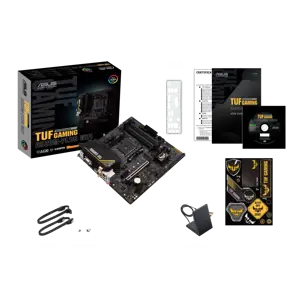 ASUS TUF GAMING A520M-PLUS WIFI, AMD, "Socket AM4", "AMD Ryzen™ 3", "AMD Ryzen™ 5", "AMD Ryzen™ 7", 3 kartos "AMD Ryzen™ 9", 5 kartos "AMD Ryzen 9", "Socket AM4", DDR4-SDRAM, 128 GB