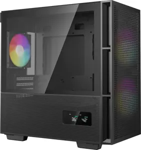 "Deepcool CH360 Digital MID TOWER CASE", juoda