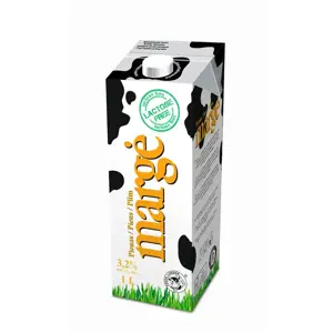 Pienas MARGĖ, be laktozės, 3,2%, UAT, 1 l