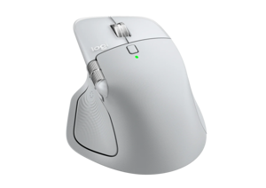 Logitech MX Master 4 for MAC Belaidė pelė RF Wireless + Bluetooth, 8000 DPI, White Silver