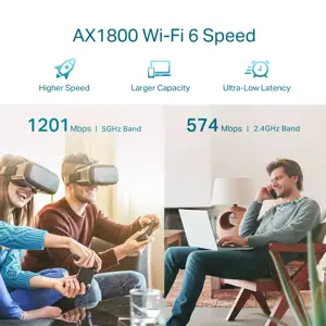 TP-Link AX1800 "Wi-Fi" diapazono ilgintuvas, tinklo kartotuvas, 1201 Mbit/s, 10,100,1000 Mbit/s, Windows 10, Windows 2000, Windows 7, Windows 8, Windows 8.1, Windows 98SE, Windows NT, Windows..., išorinis, 10/100/1000Base-T(X)