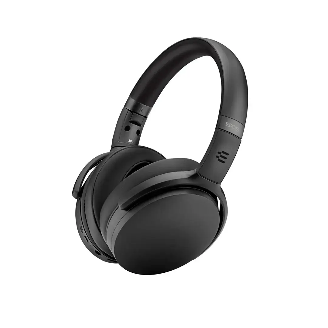 EPOS SENNHEISER ADAPT 361 BT ANC AUSINĖS JUODOS SPALVOS