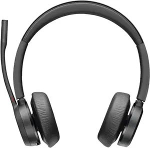 POLY Voyager 4320 Microsoft Teams Certified Headset +BT700 dongle +Charging Stand, Wireless, Calls/…