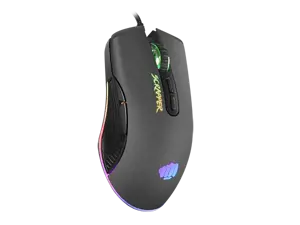 "NATEC Fury" žaidimų pelė "Scrapper" 6400DPI optinė su programine įranga ir RGB apšvietimu
