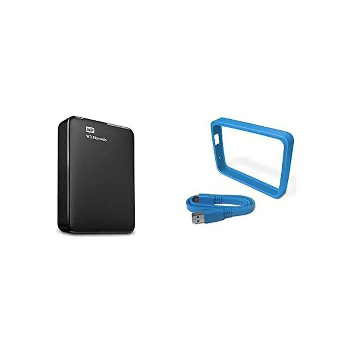 "WD Elements" 4 TB kietasis diskas USB3.0 nešiojamasis 2,5 colio RTL išorinis juodos spalvos