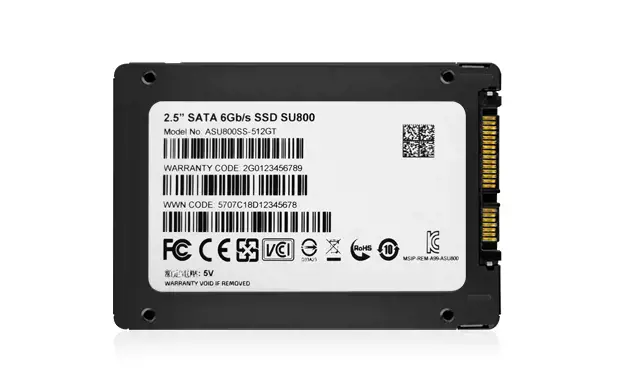 SSD diskas ADATA Ultimate SU800 512 GB, 2.5", Serial ATA III