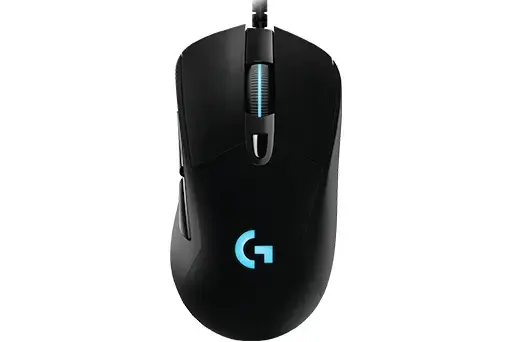 LOGITECH G403 HERO LIGHTSYNC laidinė žaidimų pelė - BLACK - USB - EER2