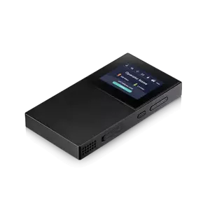 Zyxel NR2301, "Wi-Fi 6" (802.11ax), dviejų dažnių (2,4 GHz / 5 GHz), 5G, juodas, nešiojamasis maršr…