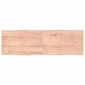 Stalviršis, šviesiai rudas, 160x50x(2-4) cm, medienos masyvas