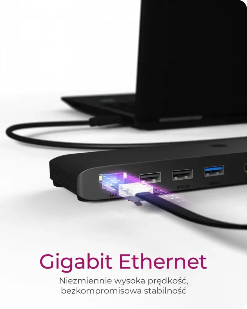 "ICY BOX IB-DK2116-C" daugiafunkcinė nešiojamųjų ir asmeninių kompiuterių prijungimo stotelė