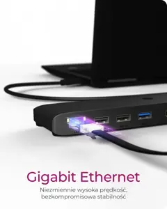 "ICY BOX IB-DK2116-C" daugiafunkcinė nešiojamųjų ir asmeninių kompiuterių prijungimo stotelė