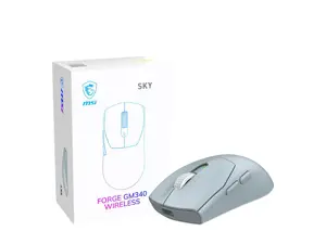 MSI Gaming Mouse | FORGE GM340 WIRELESS | Wireless | 2.4 GHz, Bluetooth , USB | Sky