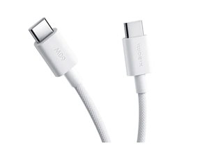 Xiaomi 3A Braided USB-C to USB-C Kabelis 1m, Balta