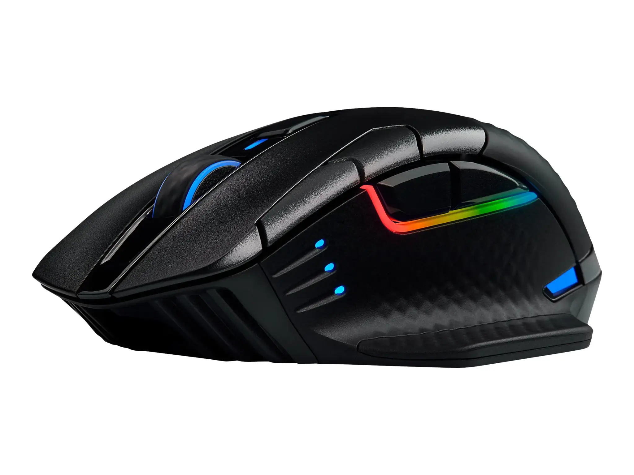 CORSAIR DARK CORE RGB PRO belaidė FPS/MOBA žaidimų pelė su SLIPSTREAM technologija, juodos spalvos, apšviesta RGB LED 18000 DPI, optinė (ES)