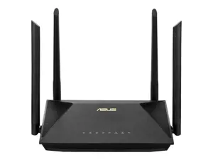 ASUS RT-AX1800U, Wi-Fi 6 (802.11ax), Dual-band (2.4 GHz / 5 GHz), Ethernet LAN, Black, Tabletop router