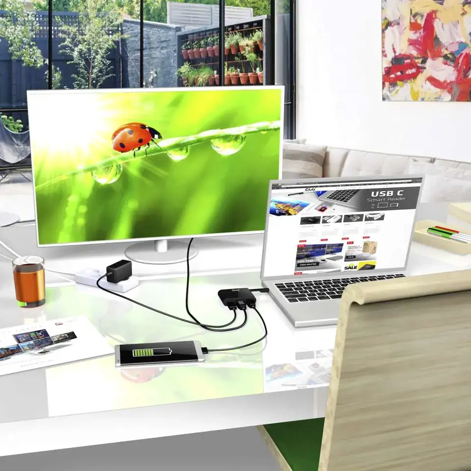 CLUB3D USB Type C to VGA + USB 3.0 + USB Type C Charging Mini Dock, Wired, USB 3.2 Gen 1 (3.1 Gen 1) Type-C, Black, China, Windows 10, Windows 10 Education, Windows 10 Education x64, Windows 10 Enterprise, Windows 10..., RoHS