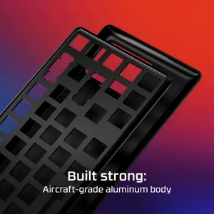 "HyperX Alloy Origins Core PBT HX Aqua" - mechaninė žaidimų klaviatūra, be klavišų (80-87 %), USB, mechaninė, QWERTY, RGB LED, juoda