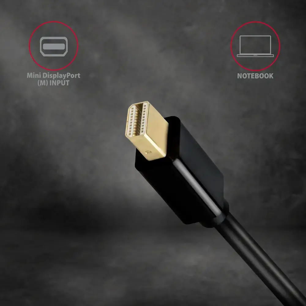 AXAGON RVDM-HI14N Mini DP > HDMI 1.4 adapteris 4K/30Hz