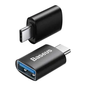 "Baseus Ingenuity" serijos kištukinis adapteris iš C tipo USB į A 3.2 gen 1 juodos spalvos (juodas)