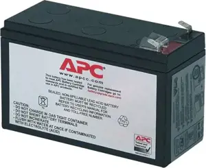 APC RBC2, hermetiška švino rūgštis (VRLA), 1 vnt., juoda, 5 metai, PEP, EOLI, REACH, 2,5 kg