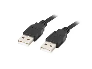 LANBERG kabelis USB-A M/M 2.0 1,8 m juodas