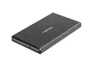 "NATEC Rhino" kietojo disko korpusas NKZ-0275 (2,5"; USB 2.0; aliuminis; juodas)