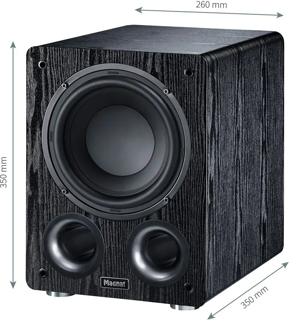 Magnat Alpha RS8 Active subwoofer 80 W Black