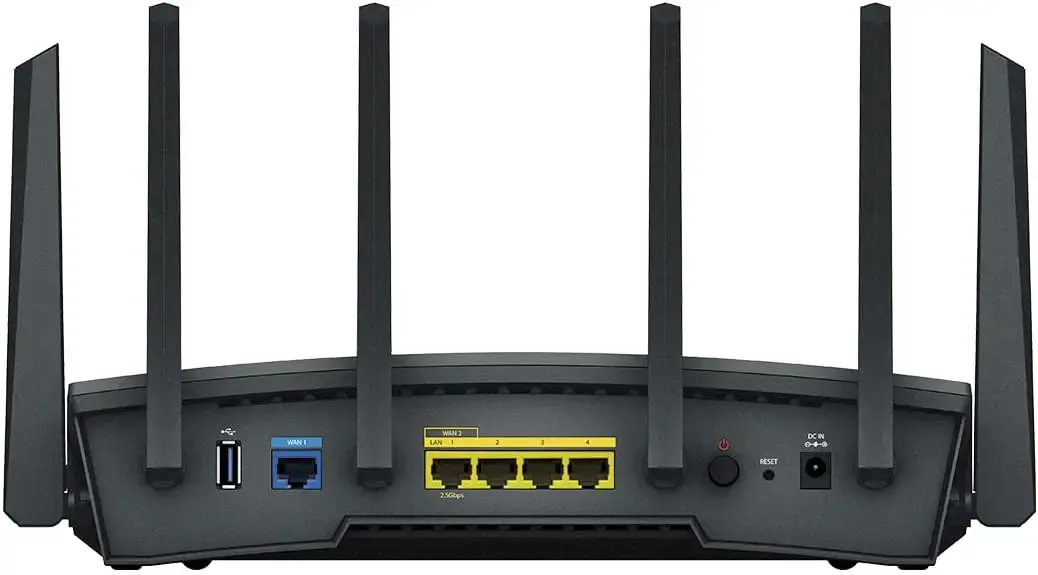 Synology RT6600ax maršrutizatorius WiFi6 1xWAN 3xGbE 1x2,5Gb belaidis maršrutizatorius
