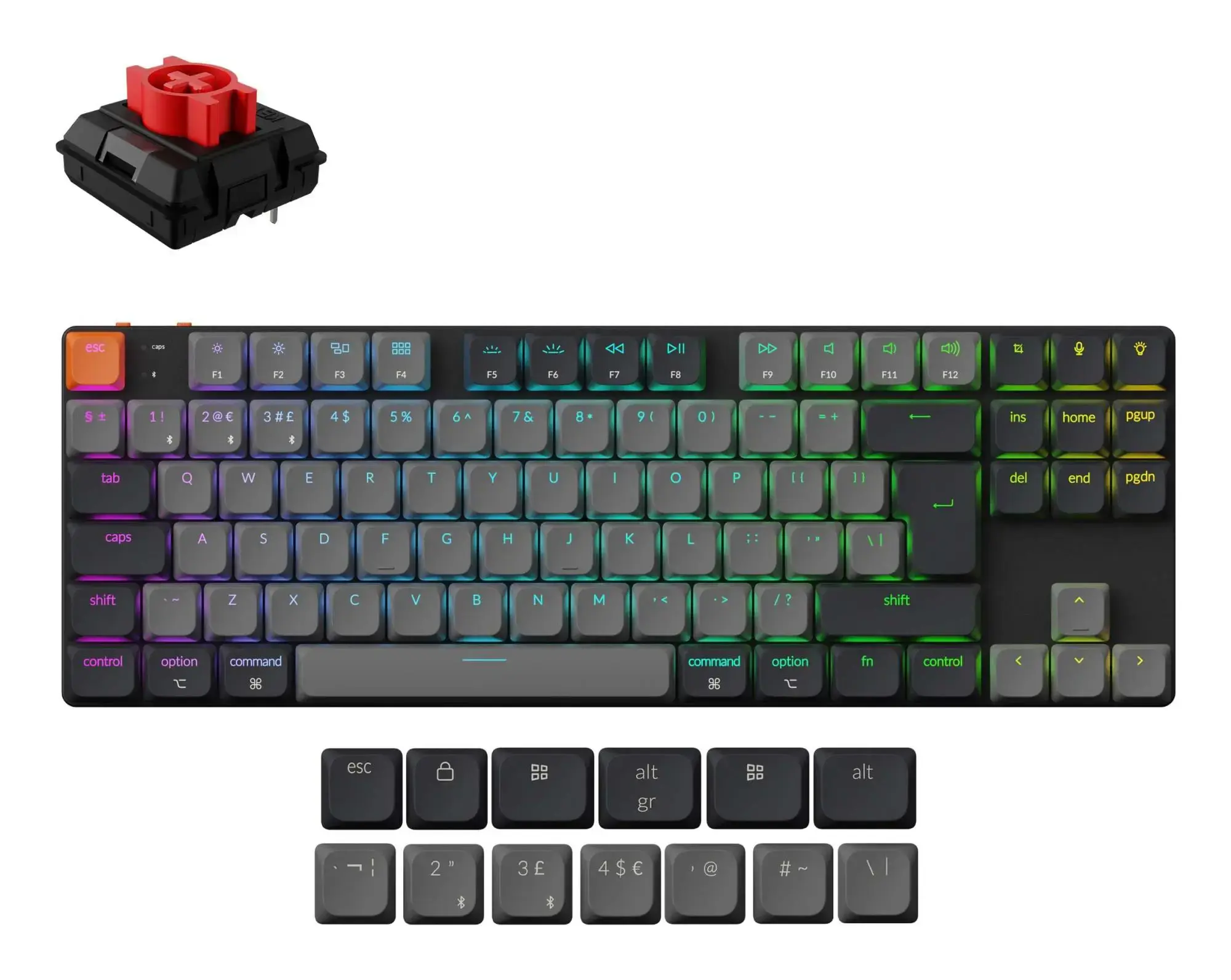 KEYBOARD WRL K1/BLACK K1X-A1 KEYCHRON
