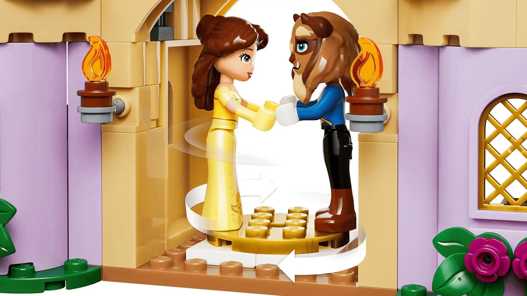 LEGO DISNEY 43289 Belle and the Beast's Enchanted Castle
