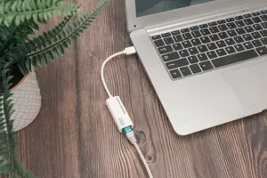 DIGITUS USB3.0-Gigabit Ethernet adapteris RJ45 10/100/1000 Mbps, baltas