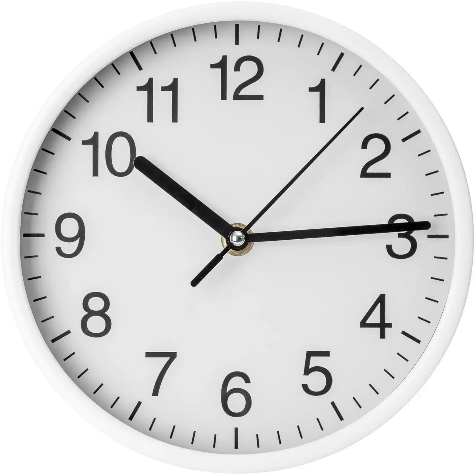 Platinet wall clock Wink, white (45955)