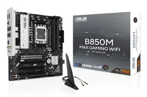 Mainboard ASUS AMD B850 SAM5 Micro-ATX Memory DDR5 Memory slots 4 3xPCI-Express 4.0 16x 1xPCI-Expre…