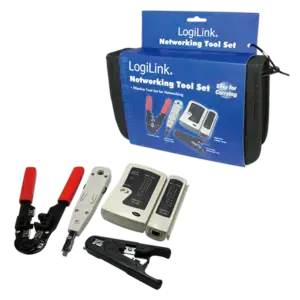 LOGILINK WZ0012 LOGILINK - Tinklo įrankių rinkinys su krepšeliu