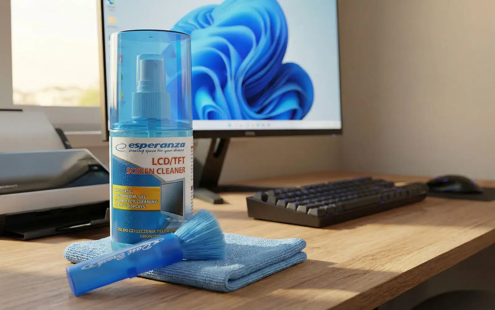 "Esperanza ES112" įrangos valymo rinkinys LCD/TFT/Plazma 200 ml