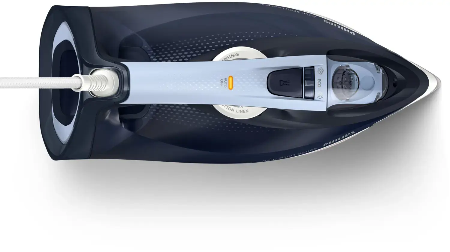 "Philips" 7000 serijos DST7030/20, sausas ir garų lygintuvas, "SteamGlide Plus" padas, 2 m, 250 g/min, mėlynas, 50 g/min