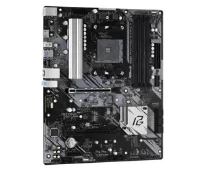 ASROCK B550 Phantom Gaming 4 ATX MB 3 kartos AMD AM4 lizdas DDR4 4733+ 1 x3.0 x16 x4.0 PCIe HDMI 7.1 CH HD 6 SATA3 8 USB 3.2 Gen1