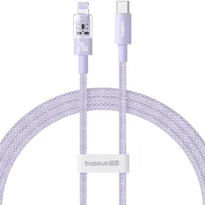 Baseus Gem USB-C to iP fast charging cable 1 m 20 W Purple