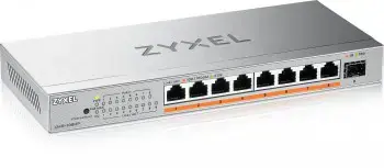 Zyxel XMG-108HP, Unmanaged, 2.5G Ethernet (100/1000/2500), Power over Ethernet (PoE)