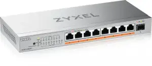 Zyxel XMG-108HP, Unmanaged, 2.5G Ethernet (100/1000/2500), Power over Ethernet (PoE)