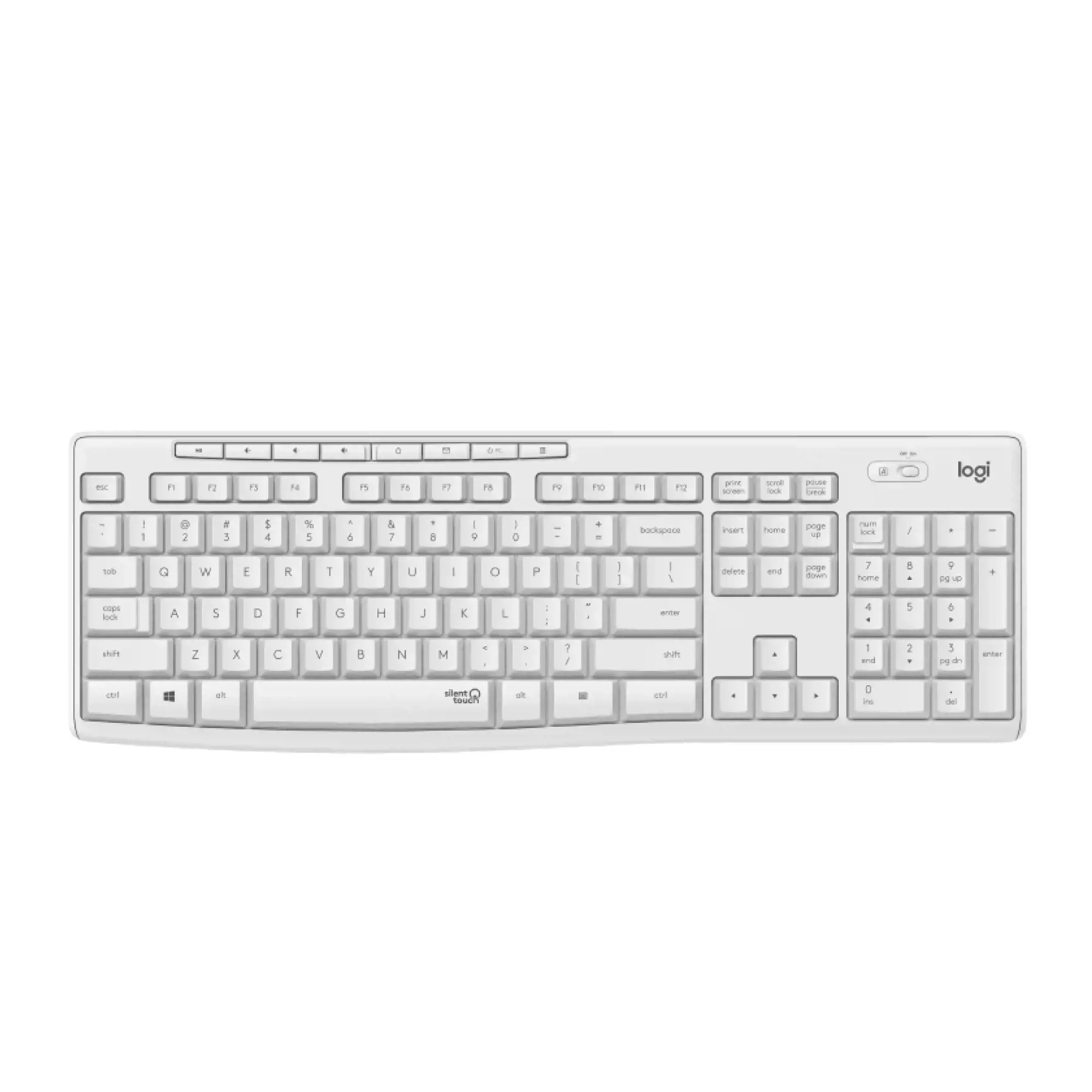 "LOGITECH MK295 Silent Wireless Combo" - OFF WHITE - US INTL - INTNL