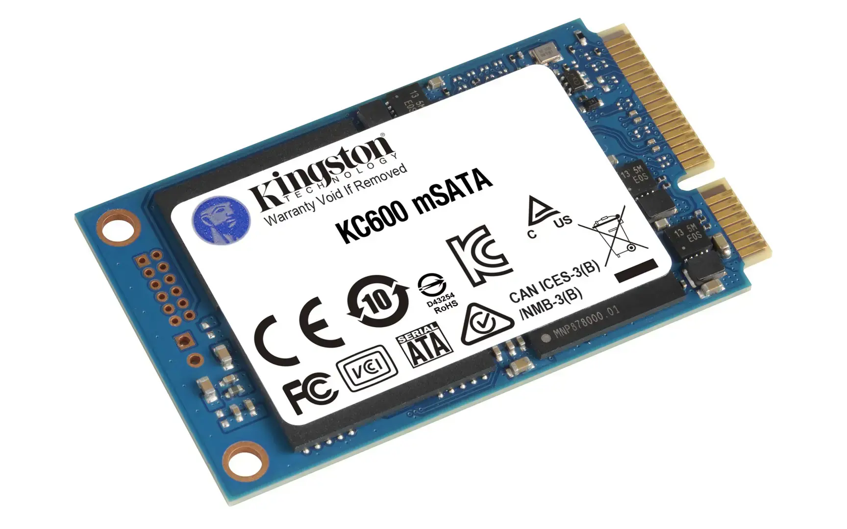 SSD diskas KINGSTON KC600 256 GB, mSATA, SATA 6Gb/s