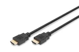 ASSMANN HDMI kabelis 1.4 2xHDMI Typ A kištukas HDMI High-Speed su eternetu 2 m ilgio