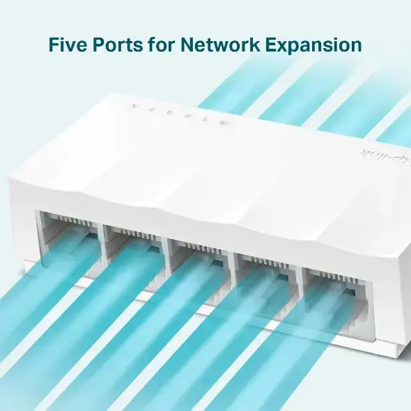 TP-Link LS1005 network switch Unmanaged Fast Ethernet (10/100) White