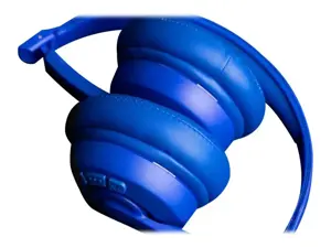 "Skullcandy" belaidės ausinės Cassette Wireless/Wired, On-Ear, mikrofonas, 3,5 mm, "Bluetooth", mėlynos spalvos
