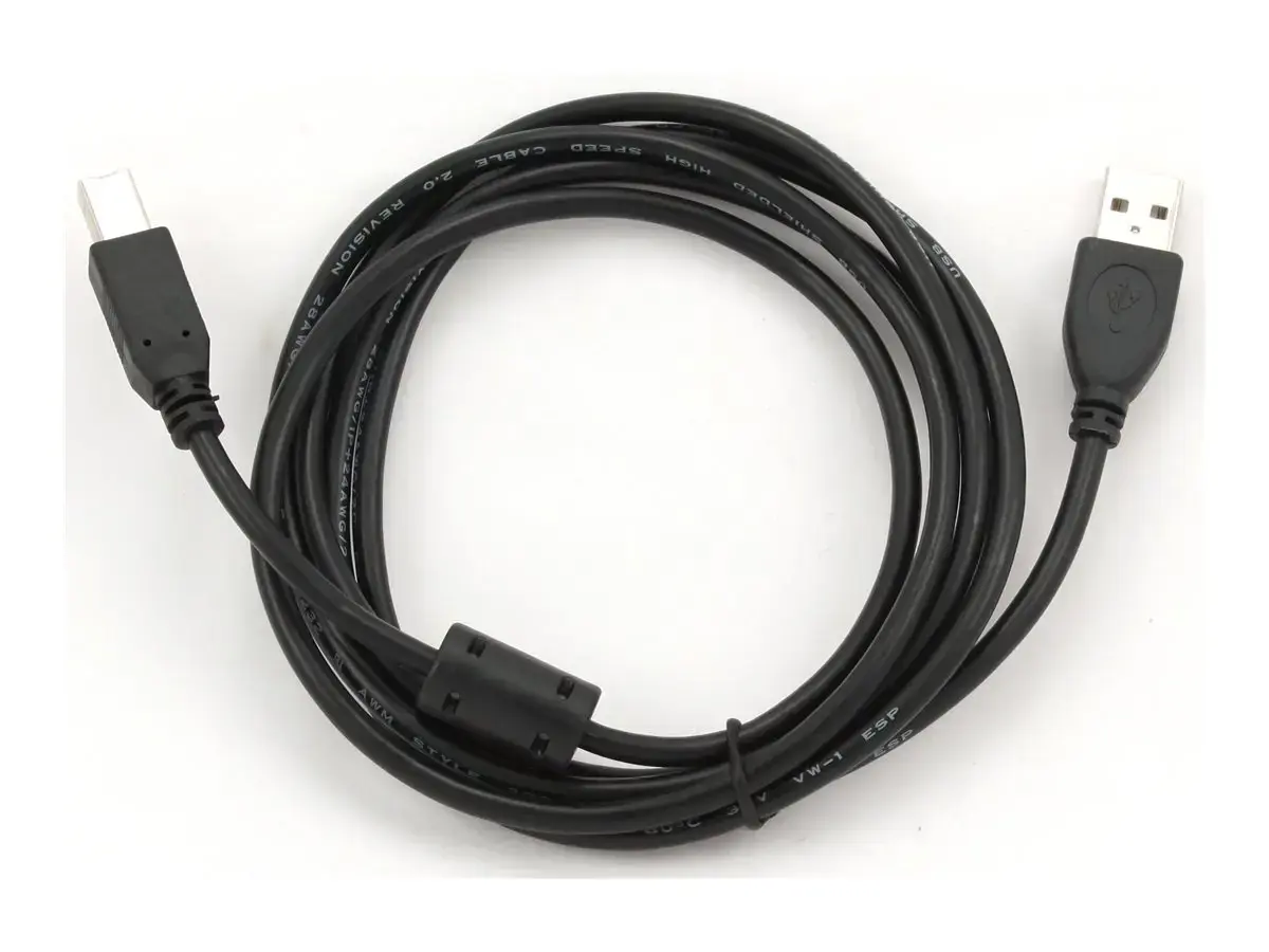 "Cablexpert" CCFB-USB2-AMBM-1.5M USB 2.0 spausdintuvo kabelis 1,5 m