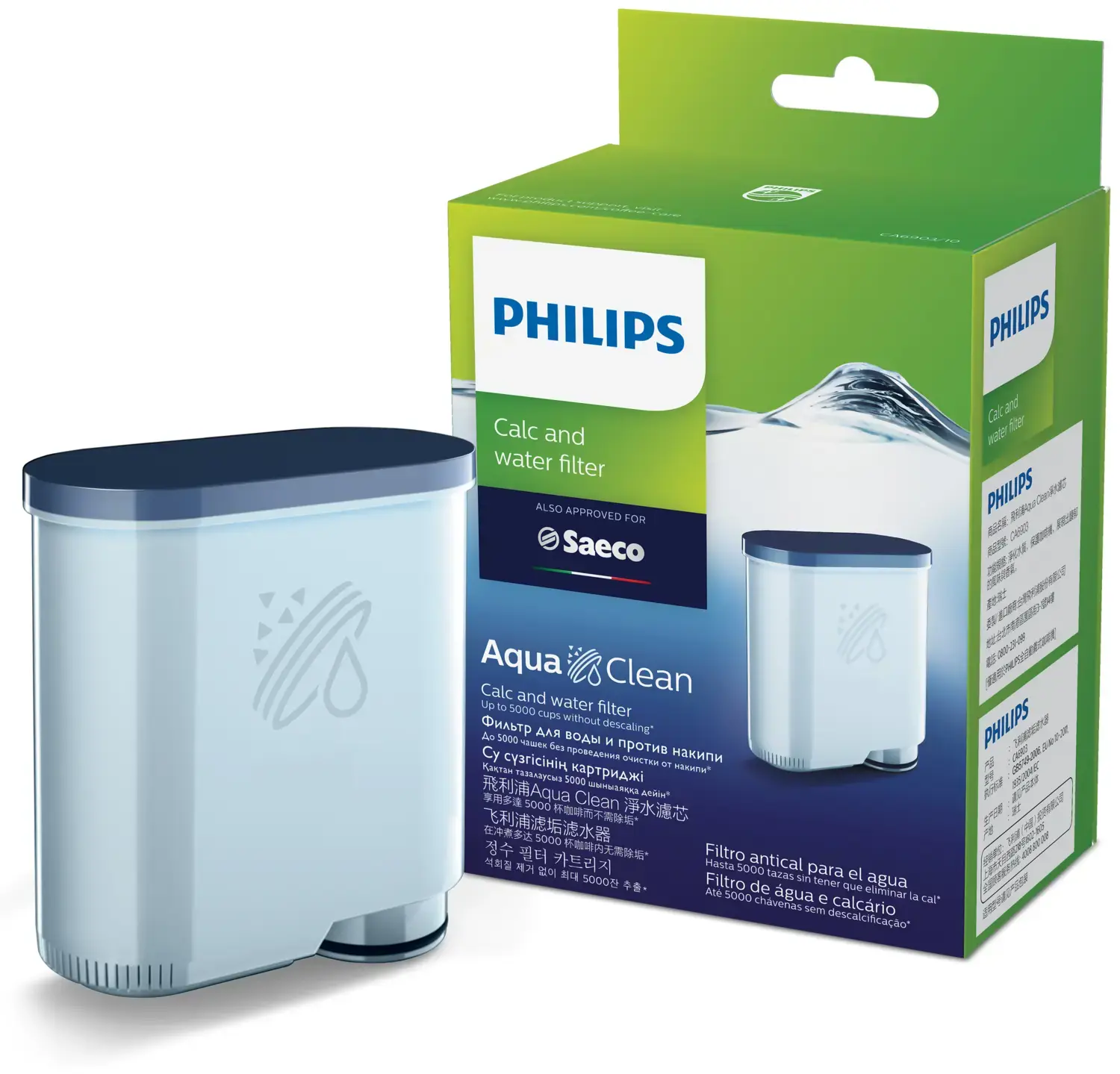 "Philips" Tas pats kaip CA6903/00 Calc ir vandens filtras, vandens filtro kasetė
