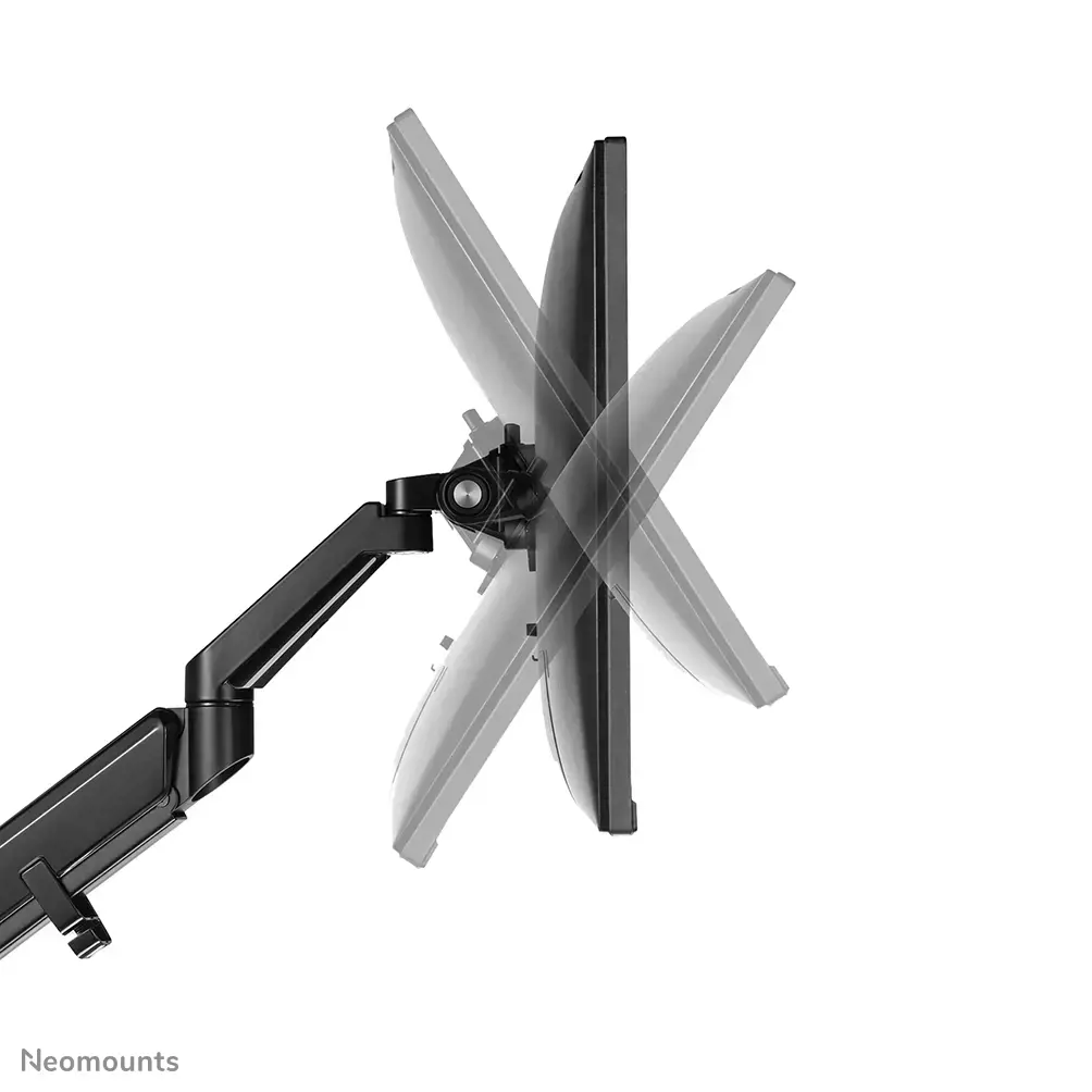"Neomounts by Newstar" monitoriaus laikiklis ant stalo, tvirtinimas per stalą, 9 kg, 43,2 cm (17"), 81,3 cm (32"), 100 x 100 mm, juodas