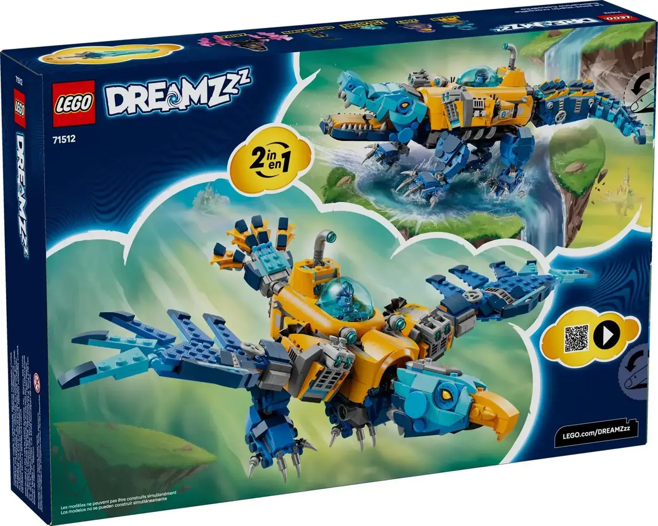 LEGO DREAMZZZ 71512 Crocodile Submarine